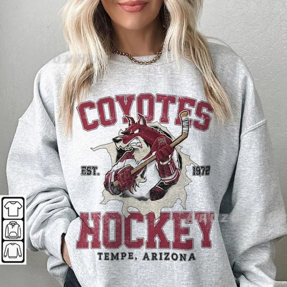 Coyotes Ice Hockey Shirt, Cooley, Clayton Keller, Mascot Bootleg sweatshirt tee - Picture 1 of 2